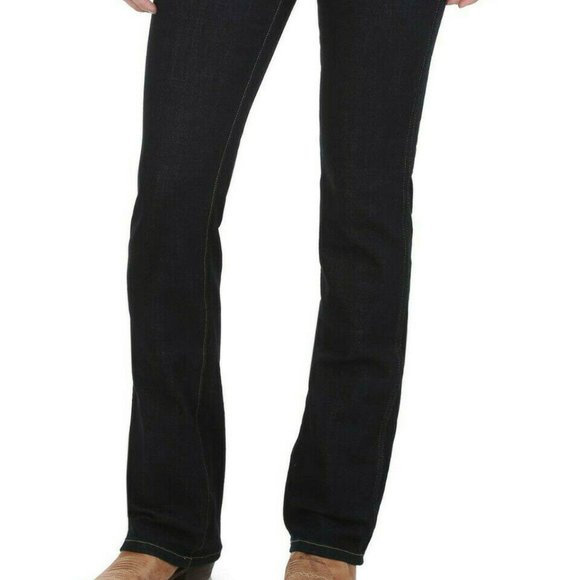 WRANGLER Retro Stacked High Rise BootCut Jeans X36 - Picture 8 of 8